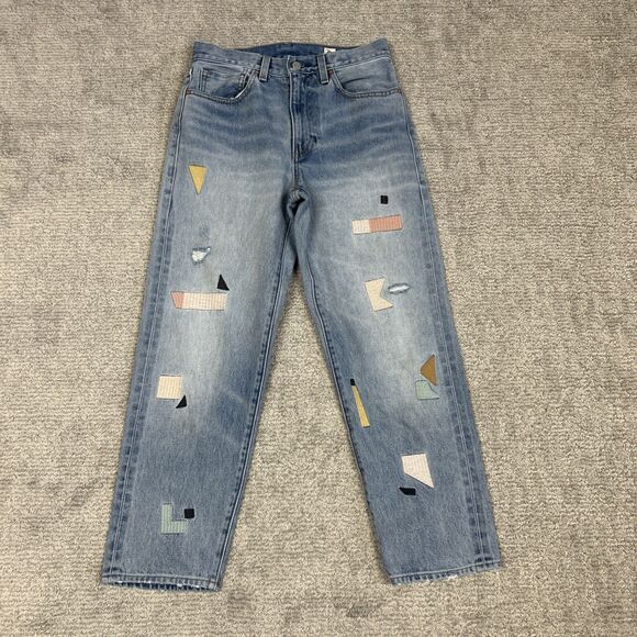 Levi's Denim - Levi's Japanese Selvedge Column Jeans Womens 27x27 Embroidered Denim